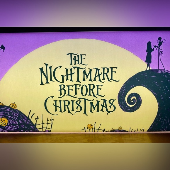 Disney Tim Burton’s The Nightmare Before Christmas Logo Light Made By Paladone - Picture 3 of 7
